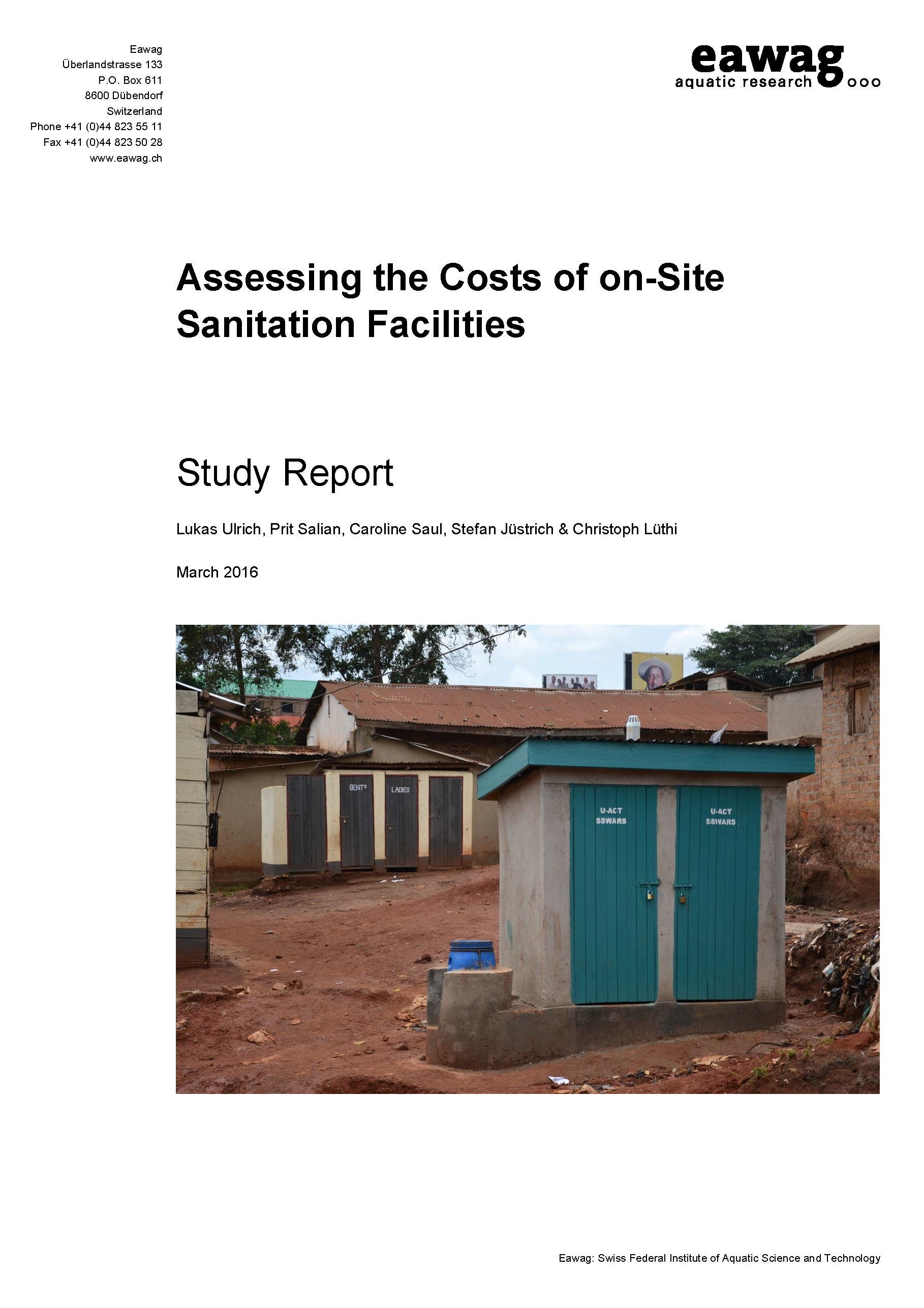 Assessing the costs of onsite sanitation facilities PUBLIC FINANCE